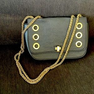 Black and gold crossbody or handbag purse